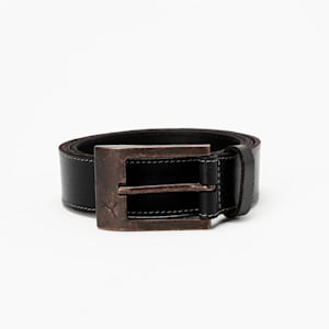 Stylised Leather Belt, PUMA Black, extralarge-IND