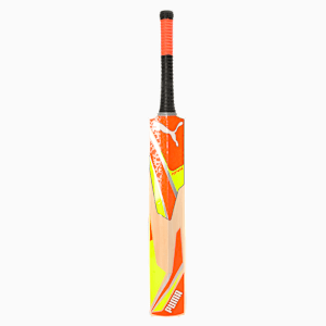 Future 1.1 Kashmir Willow Cricket Bat, Fast Yellow-Ultra Orange, extralarge-IND