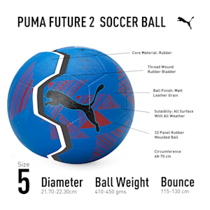 PUMA Future 2 Football, PUMA Team Royal-PUMA Red-PUMA Black, extralarge-IND