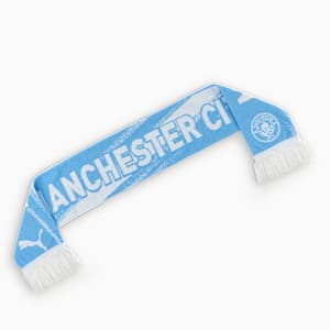 Manchester City FC Essential Embroidered Scarf, Team Light Blue-PUMA White, extralarge-IND