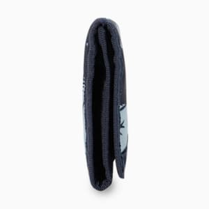 PUMA Phase Printed Unisex Tri-Fold Wallet, PUMA Navy-Flower AOP, extralarge-IND
