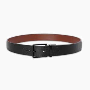 KNIT Leather Belt, PUMA Black-Tan, extralarge-IND