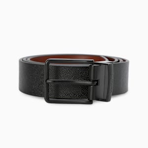 KNIT Leather Belt, PUMA Black-Tan, extralarge-IND