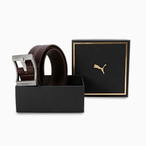 IMPERIAL Leather Belt, Chocolate, extralarge-IND
