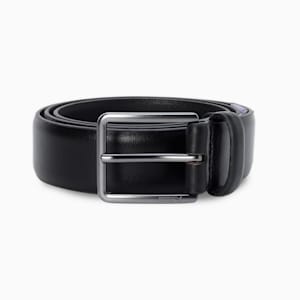 SIGNATURE Leather Belt, PUMA Black-Gunmetal, extralarge-IND