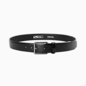 EDGE Leather Belt, PUMA Black-Silver, extralarge-IND