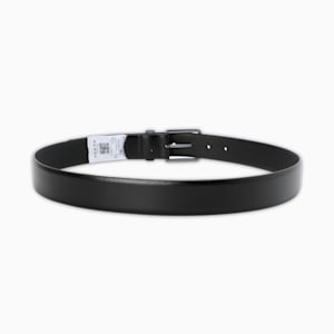 EDGE Leather Belt, PUMA Black-Silver, extralarge-IND