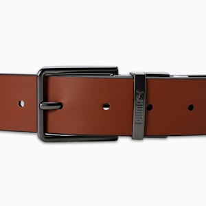 KIEV Leather Belt, PUMA Black-Tan, extralarge-IND