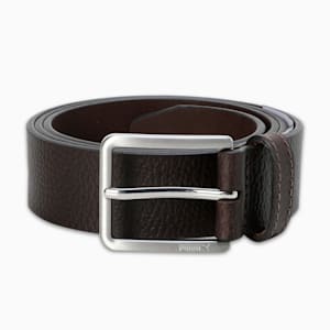 VIENNA Leather Belt, Dark Chocolate, extralarge-IND