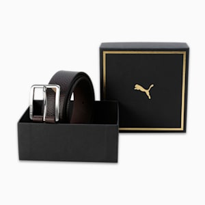 VIENNA Leather Belt, Dark Chocolate, extralarge-IND