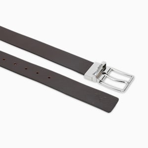SEOUL Reversible Leather Belt, Chocolate-PUMA Navy, extralarge-IND