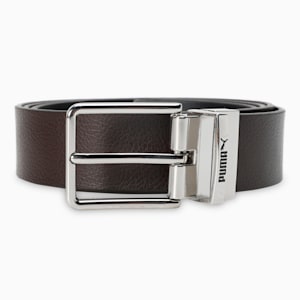 SEOUL Reversible Leather Belt, Chocolate-PUMA Navy, extralarge-IND