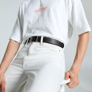 SEOUL Reversible Leather Belt, Chocolate-PUMA Navy, extralarge-IND