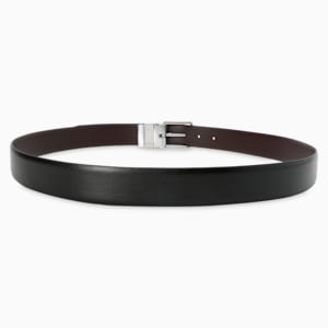 LISBON Reversible Leather Belt, PUMA Black-Chocolate, extralarge-IND