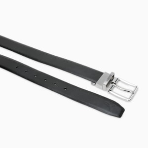 LISBON Reversible Leather Belt, PUMA Black-Chocolate, extralarge-IND