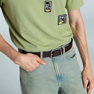 TOKYO Reversible Leather Belt, PUMA Black-Chocolate, extralarge-IND