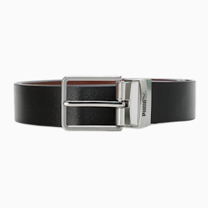 HANOI Reversible Leather Belt, PUMA Black-Tan, extralarge-IND