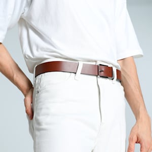 HANOI Reversible Leather Belt, PUMA Black-Tan, extralarge-IND