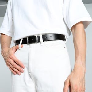 HANOI Reversible Leather Belt, PUMA Black-Tan, extralarge-IND