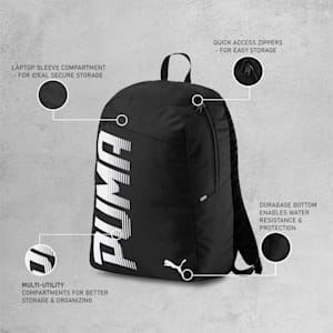 Pioneer I Unisex Backpack, Puma Black, extralarge-IND