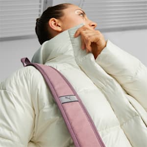 Phase Backpack, Dusty Plum-Metallic Logo