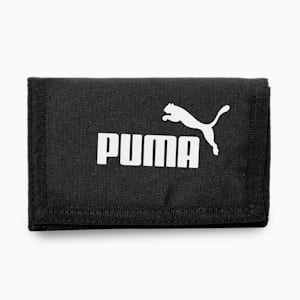 PUMA Phase Woven Wallet, Puma Black, extralarge-IND