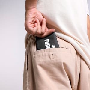 PUMA Phase Woven Wallet, Puma Black, extralarge-IND