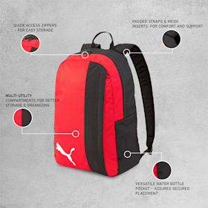teamGOAL 23 Unisex Backpack, Puma Red-Puma Black
