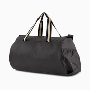 Puma black solid duffle bag new arrivals