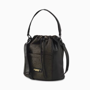 Premium Women's Bucket Bag, Puma Black