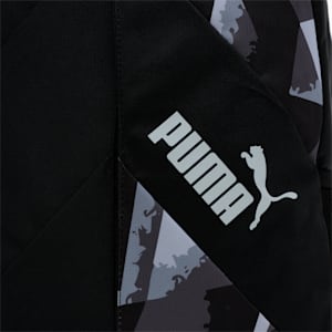 PUMA Derby Unisex Backpack, Puma Black-CASTLEROCK, extralarge-IND