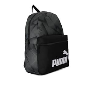 Phase Printed Unisex Backpack, Puma Black-Ultra Gray-AOP, extralarge-IND