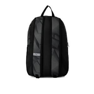 Phase Printed Unisex Backpack, Puma Black-Ultra Gray-AOP