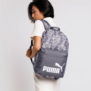 Phase Printed Backpack, Puma Black-Polka Dot AOP