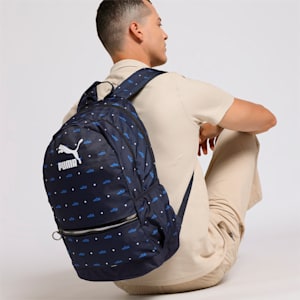 Streak Backpack, Peacoat-shoe AOP, extralarge-IND