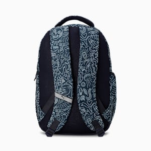 PUMA AOP Backpack, Intense Blue-Nimbus Cloud-AOP, extralarge-IND