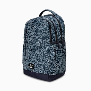 AOP Backpack, Intense Blue-Nimbus Cloud-AOP, extralarge-IND