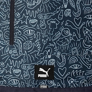 AOP Backpack, Intense Blue-Nimbus Cloud-AOP, extralarge-IND
