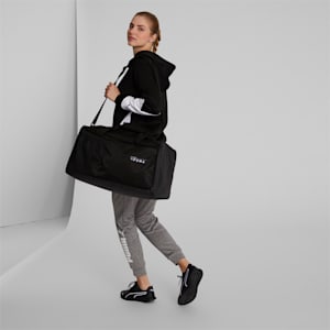 Bolso deportivo de entrenamiento mediano, Puma Black, extralarge