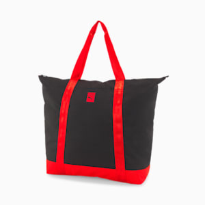 ウィメンズ PUMA x VOGUE トートバッグ 35L, Puma Black-Fiery Red