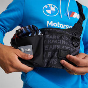 BMW M Motorsport Statement Small Messenger Bag, Puma Black-AOP