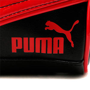 ウィメンズ PUMA RETRO ミニ グリップバッグ 2.5L, Puma Black-Ribbon Red, extralarge-JPN