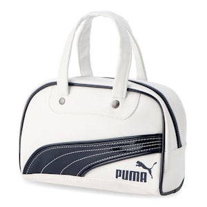 ウィメンズ PUMA RETRO ミニ グリップバッグ 2.5L, PUMA White-PUMA Navy