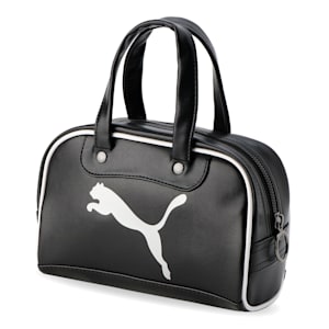 ウィメンズ PUMA RETRO ミニ グリップバッグ 2.5L, PUMA Black-PUMA White, extralarge-JPN