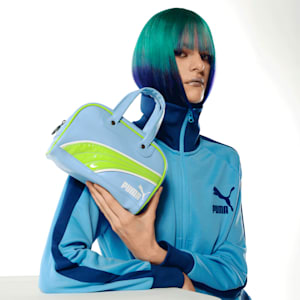 ウィメンズ PUMA RETRO ミニ グリップバッグ 2.5L, Team Light Blue-Fast Yellow