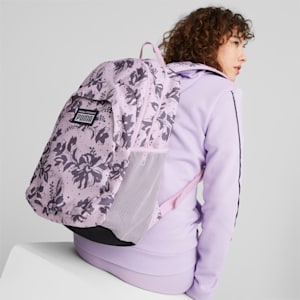 PUMA Academy Unisex Backpack, Pearl Pink-FLOWER AOP, extralarge-IND