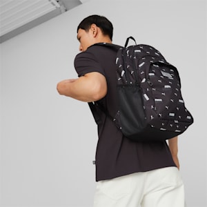 Academy Backpack, PUMA Black-POWER LOGO AOP, extralarge-IND