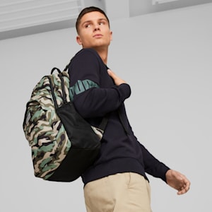 Academy Backpack, Dusty Green-Granola-Camo Pack AOP