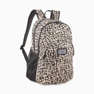 Academy Backpack, PUMA Black-Sand Dune-AOP, extralarge-GBR