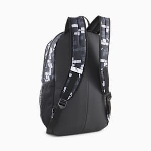 Academy Backpack, PUMA Black-LOGO AOP, extralarge